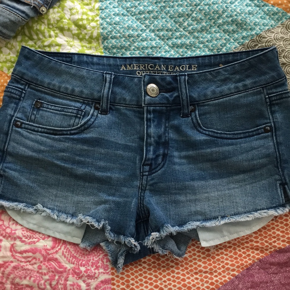American Eagle Shortie Stretch Denim Shorts